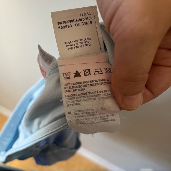 Puma White and Blue Striped Athletic Skort XS - Picture 13 of 13